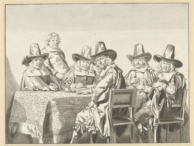 Regentes do orfanato de Haarlem de Cornelis Ploos van Amstel