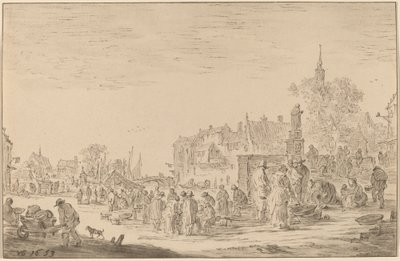 Mercado de Peixe de Cornelis Ploos van Amstel after Jan