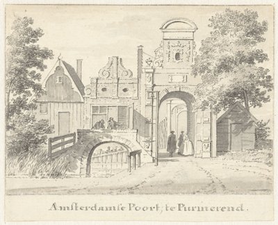 O Amsterdamse Poort em Purmerend de Cornelis Pronk