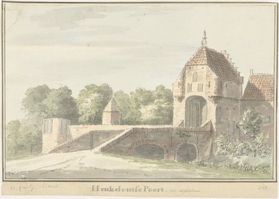 O portão Heukelom em Asperen de Cornelis Pronk