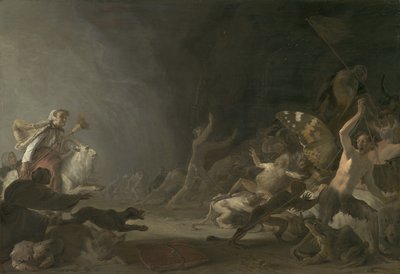 Sábado das Bruxas ", c.1650 de Cornelis Saftleven