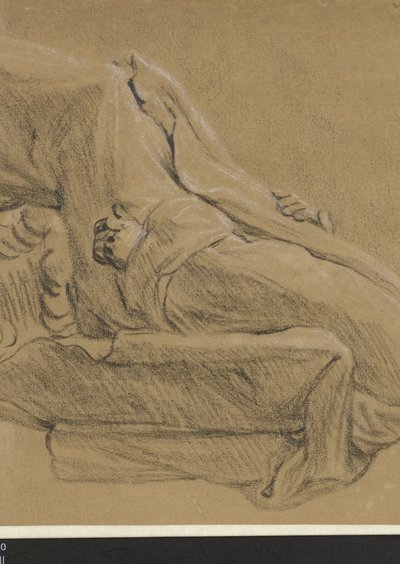Homem sentado, virado para a esquerda de Cornelis Saftleven