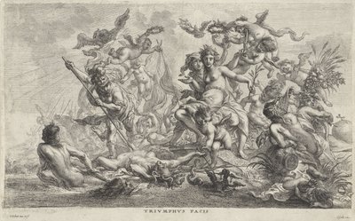 Alegoria op de vrede Triumph of Peace (título no objeto) de Cornelis Schut (I)