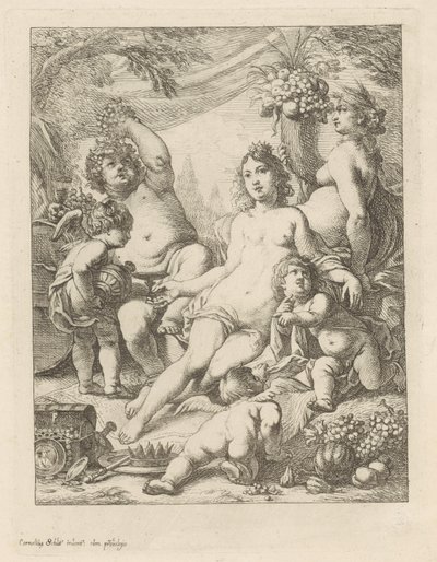 Baco, Vénus e Ceres. de Cornelis Schut (I)