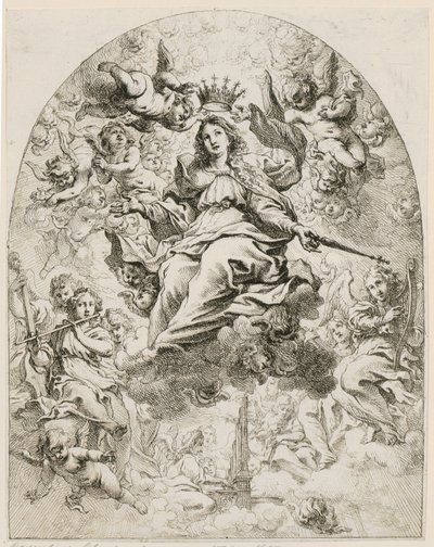 A coroação da Virgem de Cornelis Schut