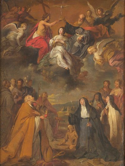 A Coroação da Virgem de Cornelis Schut