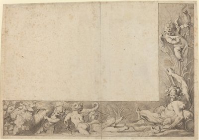 Deus do Rio com Putti de Cornelis Schut I