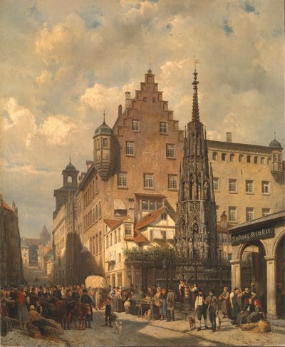 «A Fonte Bonita» em Nuremberga de Cornelis Springer