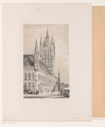 Ypres Cloth Hall
Câmara Municipal do século XIII (Halte Yperen) (título sobre o objecto) de Cornelis Springer