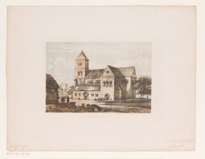 Igreja do Século XII
Edifício da igreja do século XII (título sobre o objecto) de Cornelis Springer