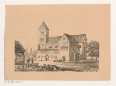 Igreja do século XII Edifício da igreja do século 12 de Cornelis Springer