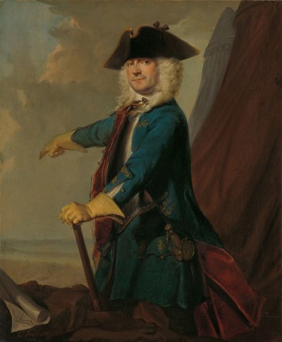 Gerrit Sichterman (1688-1730). Intendente-Geral da Cavalaria, Coronel do Regimento de Infantaria Oranje-Groningen, Comandante da Sepultura de Cornelis Troost
