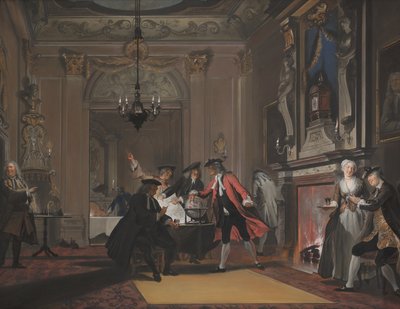 Todos estavam falando " de Cornelis Troost