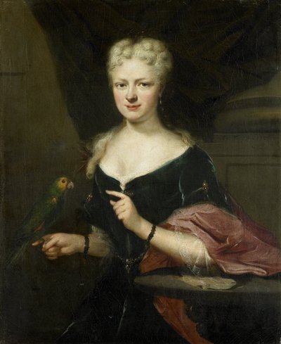 Retrato de Maria Magdalena Stavenisse, esposa de Jacob de Witte de Elkerzee, Conselheira de Zierikzee de Cornelis Troost
