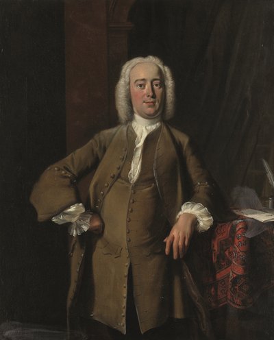 Retrato de um cavalheiro tradicionalmente identificado como Philips Zweerts (1704-1774) de Cornelis Troost