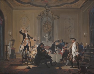 "Houve um rumor na cabana" de Cornelis Troost
