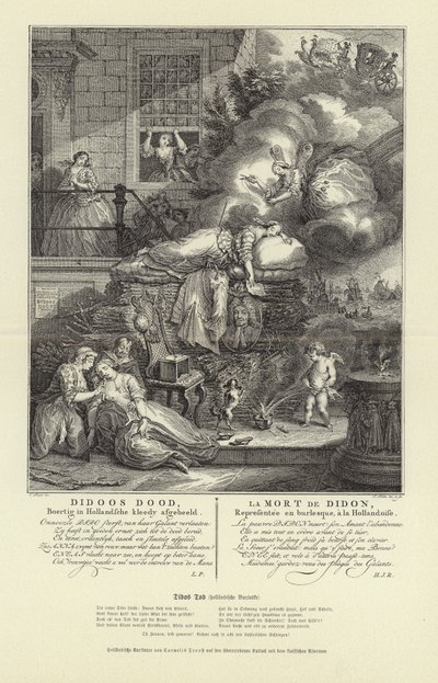 A morte do Dido de Cornelis Troost