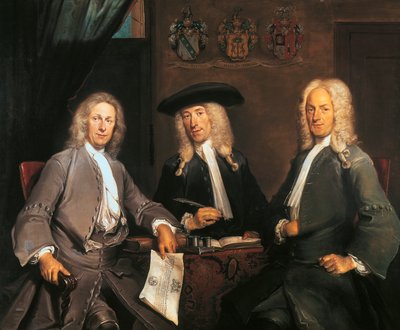 Três Governadores do Grémio de Cirurgiões em Amesterdão de Cornelis Troost