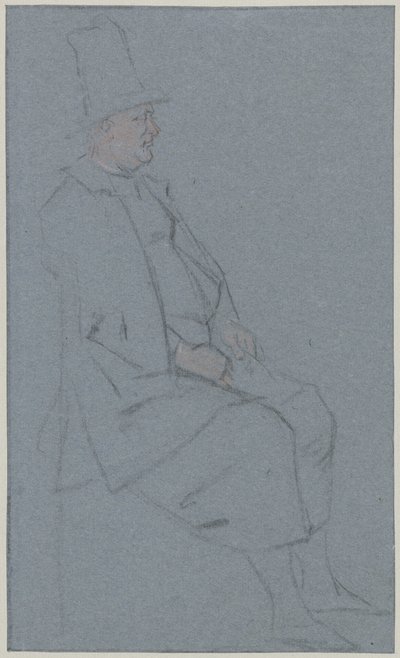 Charlatão sentado, perfil à direita de Cornelis Troost