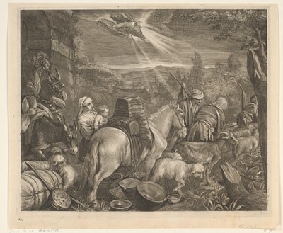 Abraão deixa Harã Quelações (título da série) de Cornelis Visscher (II)