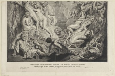 Juízo Final (placa inferior) de Cornelis Visscher (II)