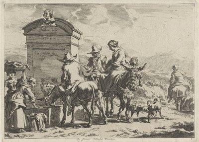 Lugar de descanso
Paisagens (título da série) de Cornelis Visscher (II)