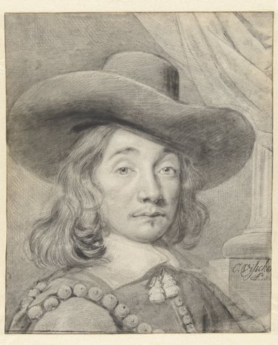 Autorretrato com chapéu de Cornelis Visscher (II)