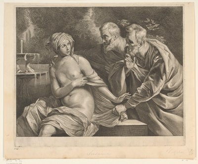 Susanna e os anciãos
Caelaturae (título da série) de Cornelis Visscher (II)