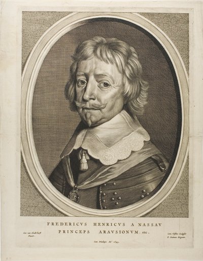 Frederico Henrique, Príncipe de Orange, de Nove Retratos de Cornelis Visscher