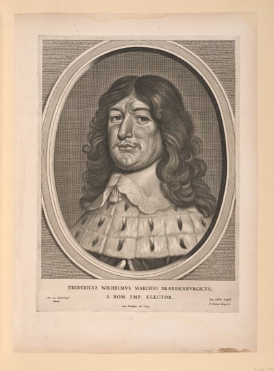 Frederico Guilherme, Eleitor de Brandeburgo, de Nove Retratos de Cornelis Visscher