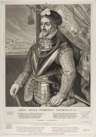 Jan van der Does, placa 3 do Quatuor Personae de Cornelis Visscher