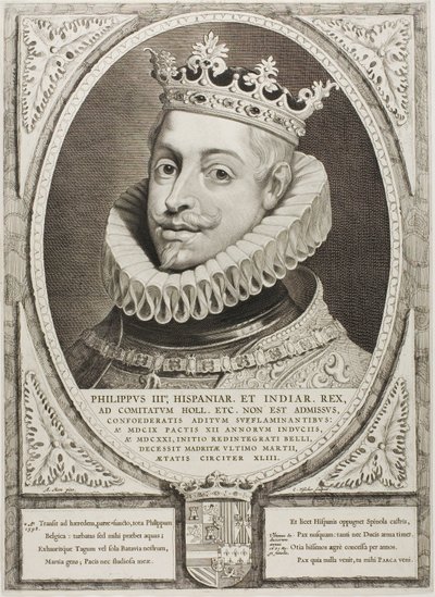 Filipe III, Rei de Espanha, dos Principes Hollandiae, Zelandiae, et Frisiae de Cornelis Visscher