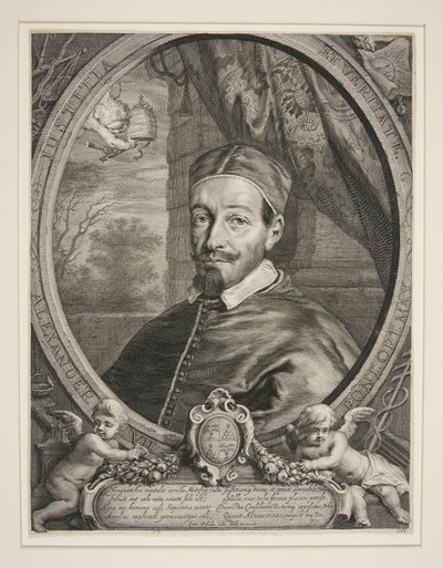 Papa Alexandre VII, Fabio Chigi (1599-1667) de Cornelis Visscher