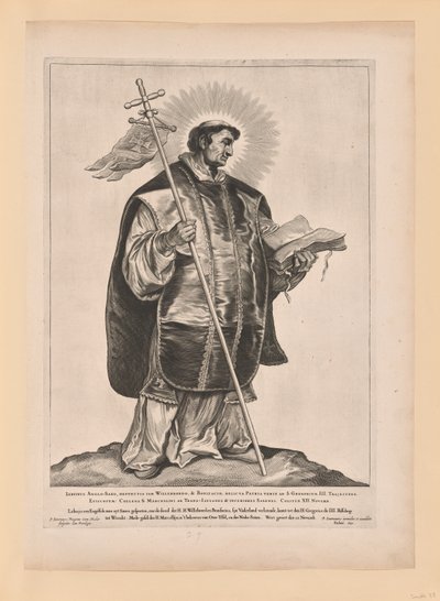 São Marcelino, de Santos do Norte e do Sul dos Países Baixos de Cornelis Visscher