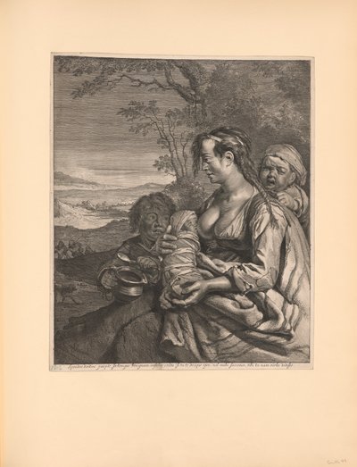 A mulher boémia de Cornelis Visscher