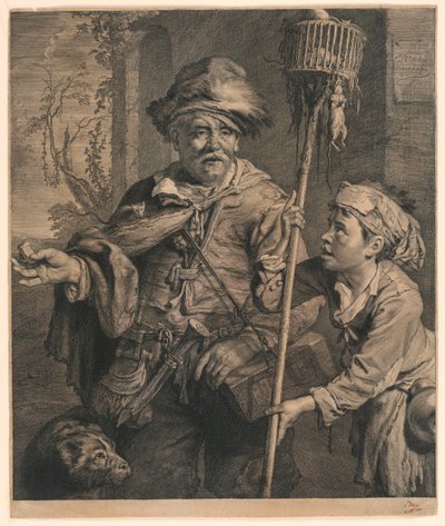 O caçador de ratos de Cornelis Visscher