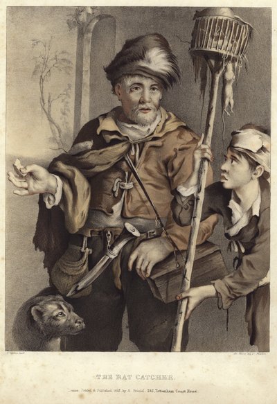 O apanhador de ratos de Cornelis Visscher