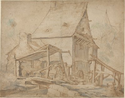 Um velho moinho de água de Cornelis Willaerts