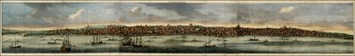 Vista a cores de Constantinopla, de 1698, por Cornelis De Bruyn de Cornelis de Bruijn