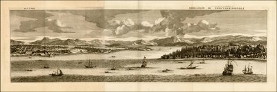 Ilustração de 1698 - Shkodra - Seraglio de Constantinopla de Cornelis de Bruijn