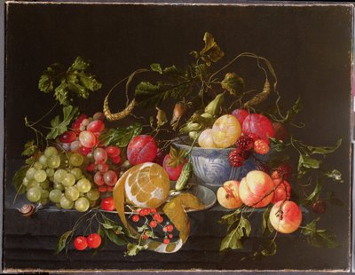 Uma natureza morta de frutas de Cornelis de Heem