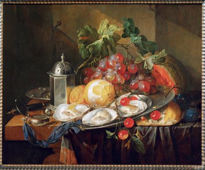 Natureza morta do pequeno-almoço (pintura) de Cornelis de Heem