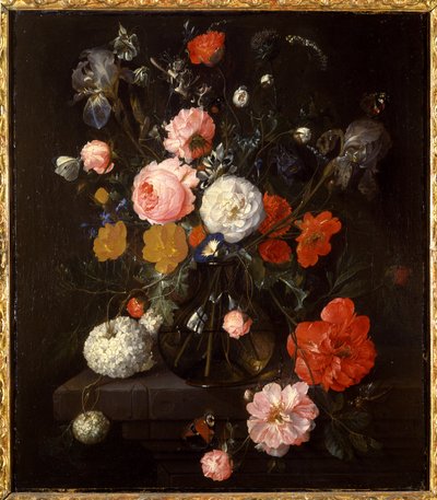 Vaso com flores, c.1670-80 de Cornelis de Heem