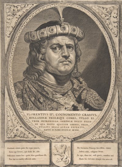 Floris II da série Condes e Condessas da Holanda, Zelândia e Frísia Ocidental, 1650. de Cornelis de Visscher