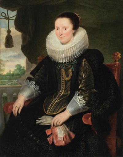 Retrato de uma mulher de Cornelis de Vos