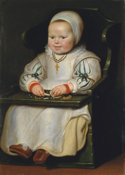 Retrato de Susanne de Vos, a terceira filha do pintor de Cornelis de Vos