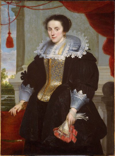 Retrato de uma dama de Cornelis de Vos