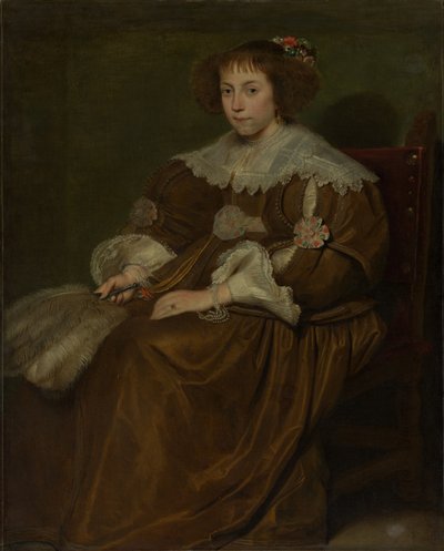 Retrato de uma jovem mulher. de Cornelis de Vos