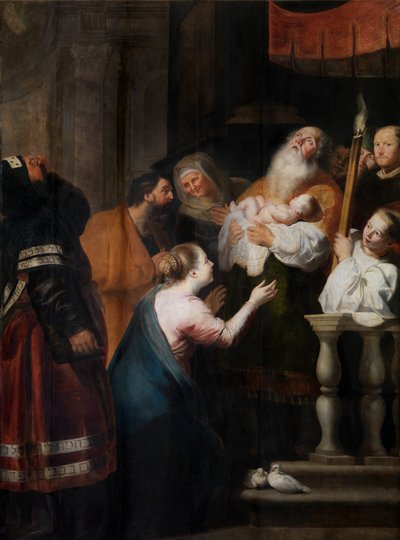 A Purificação da Apresentação no Templo (óleo sobre painel) de Cornelis de Vos