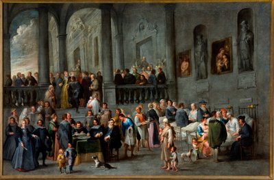 Ciclo das Sete Obras de Misericórdia Corporal: Visitando os Doentes de Cornelis de Wael